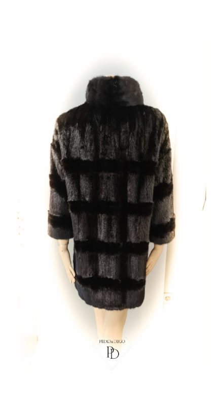 Transformación Abrigo de Visón Negro Teñido | arreglo abrigo vison negro teñido 3 1